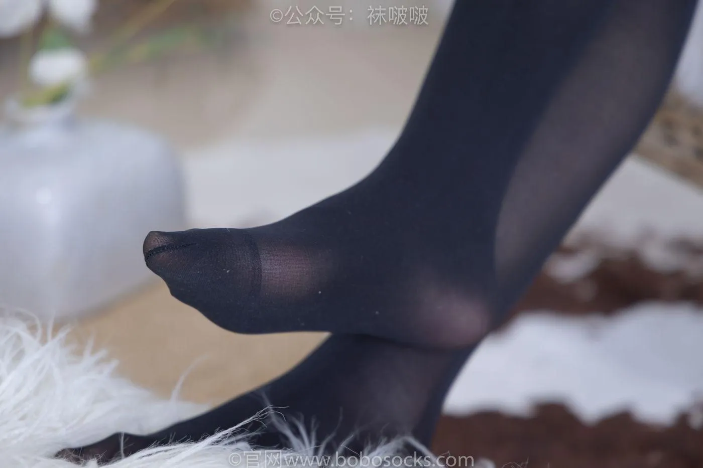 [BoBoSocks袜啵啵]NO.029 小甜豆-平底鞋、厚黑丝、厚肉丝、踩饼干剧情 [144P]插图5